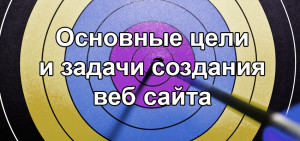 Цели разработки веб сайта компании
