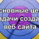 Цели разработки веб сайта компании